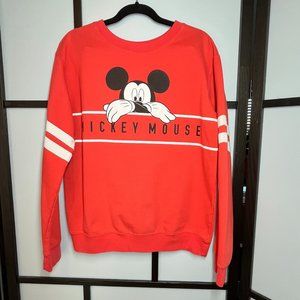 Disney Mickey Mouse Red Sweatshirt